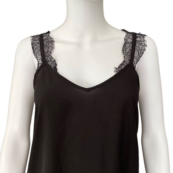 bcbg goth flowy lace cami top - Picture 2 of 3